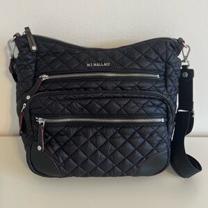 MZ Wallace Crosby Hobo Crossbody Bag - Black